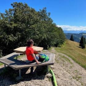 Picknick auf dem Gipel