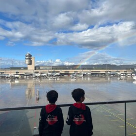 Manchmal auch mit Regenbogen...