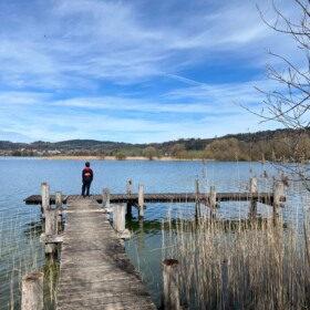 Einer von vielen Stegen für Hobbyfischer