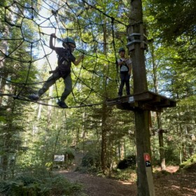 Doch auch dort lauern Spinnen ...